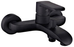 INVENA Kádtöltő csaptelep, Invena Siros Black, zuhanyszett nélkül, fekete BW-90-004-A - mozaikkeramia