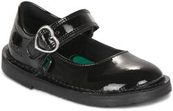 Kickers Balerin și Balerini cu curea Fete - Kickers Negru 25