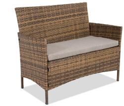 Garden Point Canapea cu două locuri din technoratan Calabria Premium Garden Point maro (GAP335)