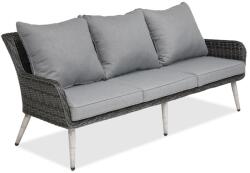 Garden Point Canapea cu trei locuri din technorattan Bilbao Garden Point antracit (GAP0561SO3)