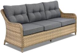 Garden Point Canapea cu trei locuri, din technoratan Toledo Garden Point cappuccino (GAP323SO3)