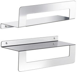 SAPHO Cleo polc törölközőtartóval 30 cm, fényes inox 2019133 (2019133)