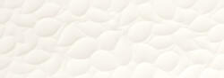 Love Ceramica Dekorcsempe, Love Genesis Leaf White Matt 35x100 cm - zuhanykabin