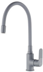 INVENA Mosogató csaptelep, Invena Joga Plus álló, flexibilis kifolyócsővel, szürke BZ-32-P05-C - zuhanykabin