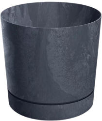 Prosperplast Kaspó TUBO P BETON EFFECT 39cm, antracit (DPOP400E-S433) (DPOP400E-S433)