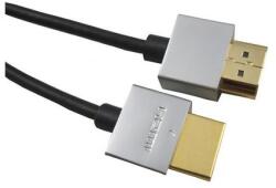 PremiumCord Cablu HDMI plat, Slim, High Speed Ethernet, Versiunea 2.0, 4K×2K@60hz, conectori auriti, 1m, PremiumCord kphdmes1 (kphdmes1)
