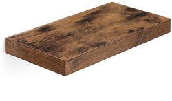 VASAGLE lebegő fali polc MDF rusztikus barna 40 cm (EUZ-LWS24BXV1)