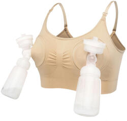 Bufnitel Sutien 2 In 1 - Alaptare Si Sustinere Pompa San (bej) - Bufnitel Bebe (buf001)