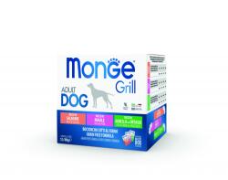 Monge Grill Dog Vegyes Falatok lazac/sertés/bárány - Adult 12x100 g 12 x 100 g - csui