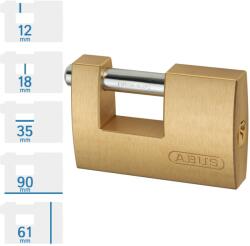 ABUS 722/90 KA egységkulcsos lakat (10011578-01)
