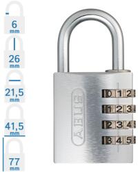 ABUS 724/40 számzáras lakat - Ezüst (10052693-01)