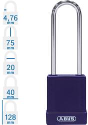 ABUS 76IB/40HB75 LOTO munkavédelmi kizáró lakat - Lila (10010692-01)