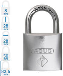 ABUS Zolit 1000 480 KA lakat - Azonos zárlatú zárrendszer eleme (Abus-Zolit-1000-480-KA-lakat)