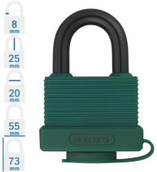 ABUS 717AL/45 Kültéri lakat - Zöld (10052701-01)
