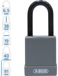 ABUS 76/40 LOTO munkavédelmi kizáró lakat - Szürke (10084789-01)