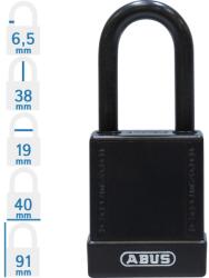 ABUS 76/40 LOTO munkavédelmi kizáró lakat - Fekete (10084788-01)