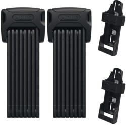 ABUS Bordo BIG 6000K/120 BK SH X-Plus TwinSet hajtogatható kerékpár lakat szett (10067465-01)