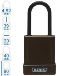 ABUS 76PS/40 LOTO munkavédelmi kizáró lakat - Barna (10084816-01)