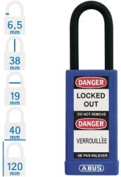 ABUS 74LB/40 KA - Egységkulcsos lakat (Több lakat azonos kulccsal) - Kék (KA-10050300-01)