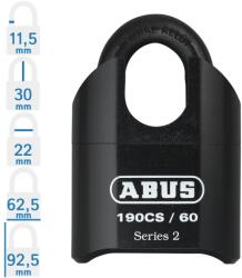 ABUS 190CS/60 számzáras biztonsági lakat (10051555-01)