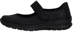 RIEKER Pantofi dama, Rieker, N4299-00-Negru, casual, piele ecologica, cu talpa joasa, negru (Marime: 42)
