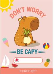 ICO Füzet A/5 lecke ICO Süni CapyBara 36 lapos