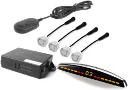 Steelmate Tolatóradar M7 Kijelzővel Steelmate, 18mm, befúrható, ezüst (PTS411M7S) (PTS411M7S)