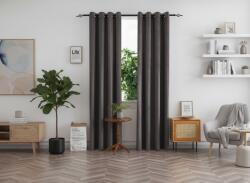  Draperie opaca DUNES VELVET 140x250 cm, gri inchis Agatat: Rejansa