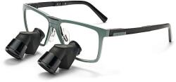 UNIVET ONE 55-14 / Desert Sage ERGO ADVANCED BINOCULARS LOUPES TTL 3.5X400