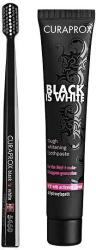 CURAPROX BLACK is White fehérítő hatású fogkérm 90 ml+1 db CSBIW fogkefe