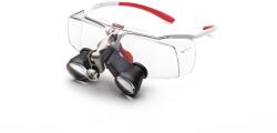UNIVET Felhajtható és állítható optikás loupe kivehető védőüveggel FLIP-UP AIRX 2.5x350