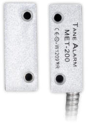 TANE ALARM PRODUCTS MET200ARM Felületre szerelhető nyitásérzékelő fém kapura fém gégecsővel (MET200ARM) - digipont