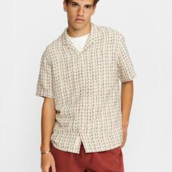 Revolution Short-Sleeved Cuban Shirt - Offwhite - M