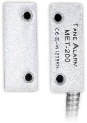 TANE ALARM PRODUCTS MET200ARM Felületre szerelhető nyitásérzékelő fém kapura fém gégecsővel (MET200ARM) - hik-online