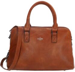 Charm London Barna elegáns shopper táska „Chelsea (K18249-005-cognac-HU)
