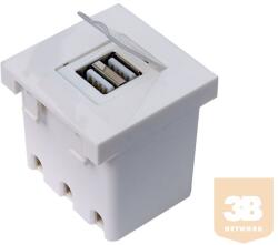  USB töltő aljzat, 2-es