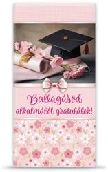 Ars Una alkalmi francia borítékos lap ballagás diploma kalap rózsaszín C (12084791)