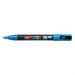 uni Marker Uni dekor Posca PC-3M csillámló világoskék 0, 9-1, 3 mm (2UPC3MLVK)