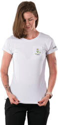 Northfinder Tricou de drumeție pentru femei din organic cotton - MARYB white (108619-377-102)