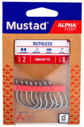 Mustad Ruthless Eyed, 6/0 5db/csomag (m4063600)