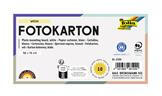 FOLIA Dekorkarton, 2 oldalas, 50x70 cm, 300 g, 10 lap, FOLIA, fehér (FL6100) - officepantry