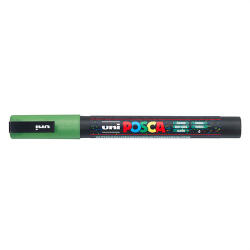 uni Marker Uni dekor Posca PC-3M csillámló zöld 0, 9-1, 3 mm (2UPC3MLZ)