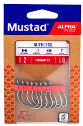 Mustad Ruthless Eyed, 1 8db/csomag (m4063601)