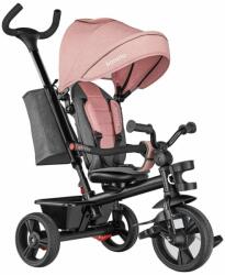 Lionelo Tricicleta copii, Lionelo, Haari, Ultrapliabila, Multifunctionala, Suport picioare, Control al directiei, Scaun reversibil, Rotire 360 grade, Bubblegum