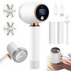 Bedee szöszvágó 6 pengés lebegő fehér, usb-c töltéssel (GOLARKA DO UBRAŃ ODZIEŻY)