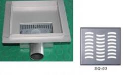 Gehler Rigola de dus ONDA INOX 304 130X130/OD: 40 (SQ-03)