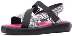 Gryxx Sandale dama din piele mix, Gryxx H1WC80009A 47-Z, alb negru