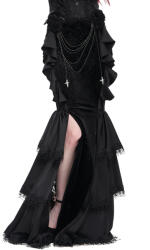 Devil Fashion fustă damă DEVIL FASHION - Black Gothic - SKT23601