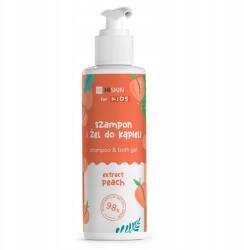 HiSkin Gyerek sampon és fürdőgél, őszibarack kivonattal, 280 ml (5907775546816)