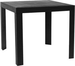Mobikon Masa gradina terasa plastic gri antracit Kingy 79x79x72 cm (0000412308)